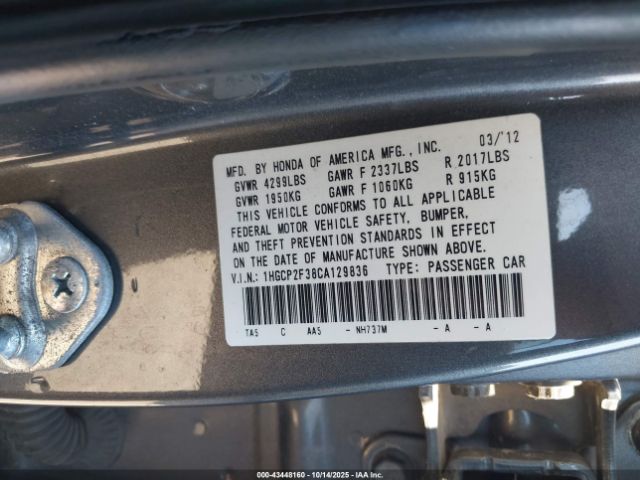 Honda Accord 2.4 Lx Image 8