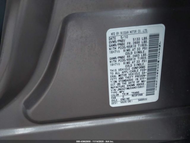 Nissan Murano Sl Image 5