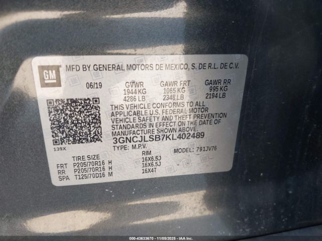 Chevrolet Trax Lt Image 5