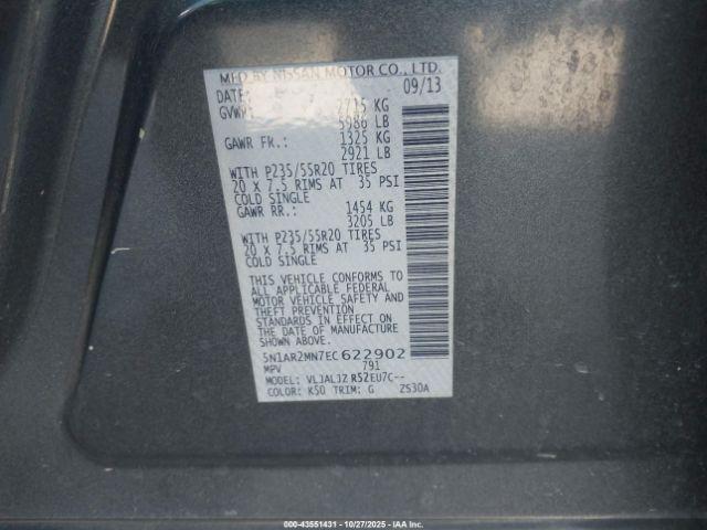 Nissan Pathfinder Platinum Image 5