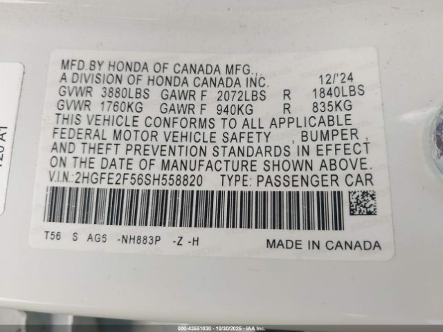 Honda Civic Sport Image 3