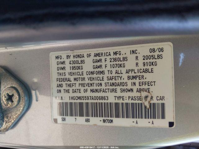 Honda Accord 3.0 Ex Image 13