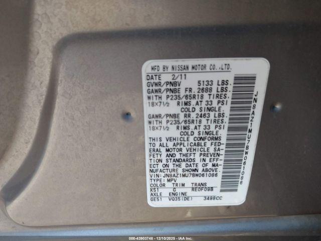 Nissan Murano Sl Image 7