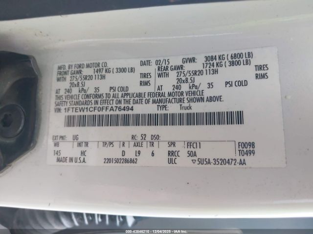 Ford F-150 Lariat Image 16