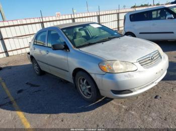  Salvage Toyota Corolla