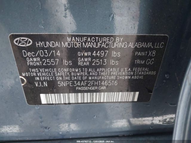 Hyundai SONATA Sport Image 8