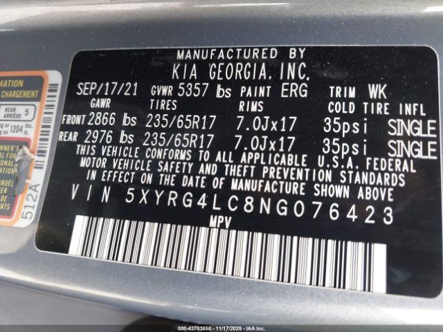 Kia Sorento Lx Image 7