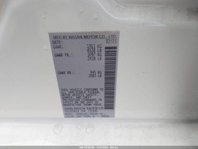 Nissan Altima Sv Fwd Image 9