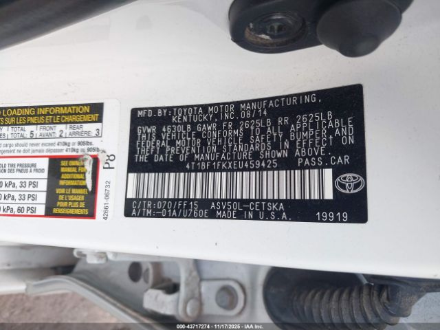 Toyota Camry Se Sport Image 8