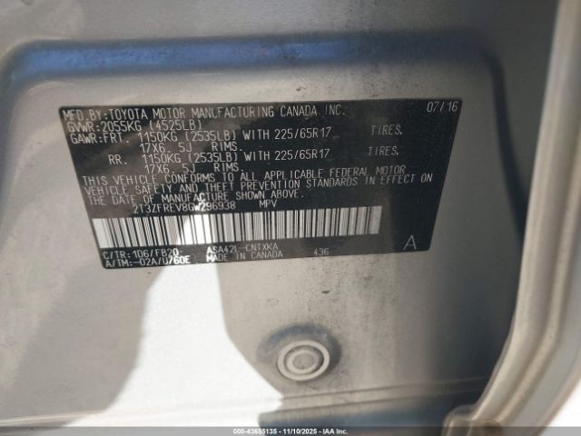 Toyota RAV4 Le Image 8