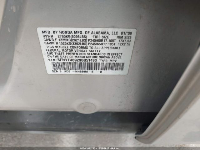 Honda Pilot Touring Image 5