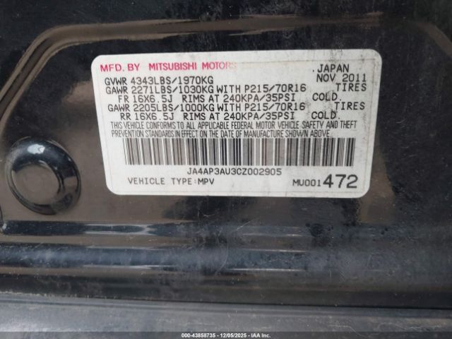 Mitsubishi Outlander Es Image 8