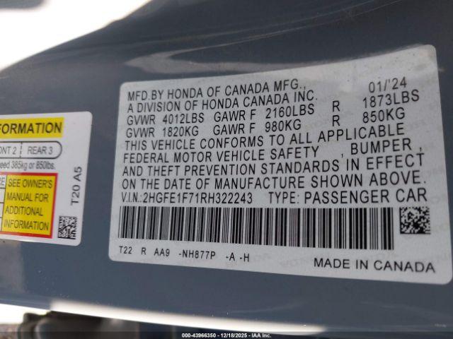 Honda Civic Ex Image 3