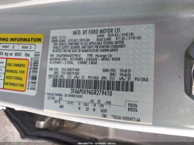 Ford Fusion Titanium Image 6