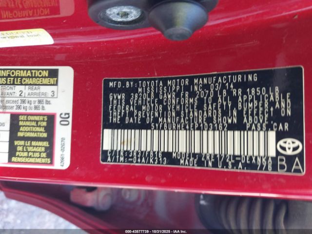 Toyota Corolla Le Image 9