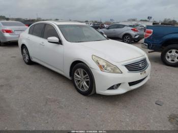  Salvage INFINITI G25