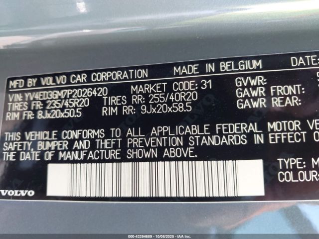 Volvo C40 Recharge Pure Electri Twin Ultimate Image 8