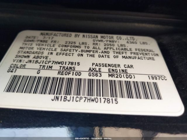 Nissan Rogue Sv Image 3