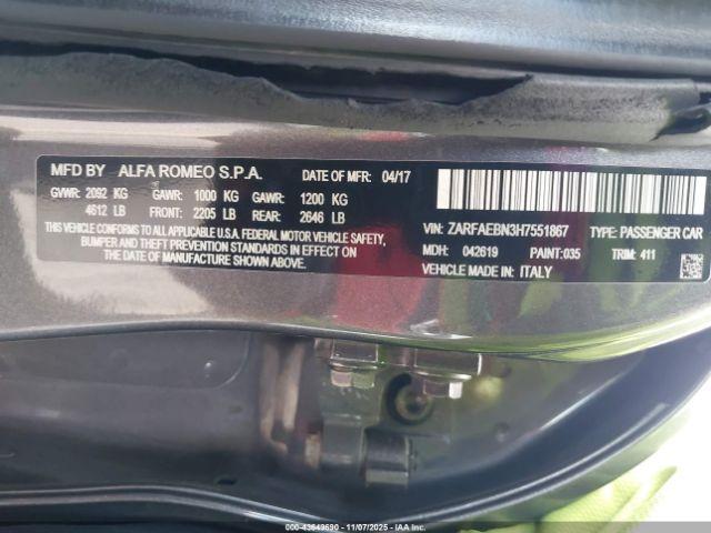 Alfa Romeo Giulia Rwd Image 2