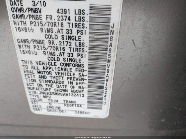 Nissan Rogue S Image 2