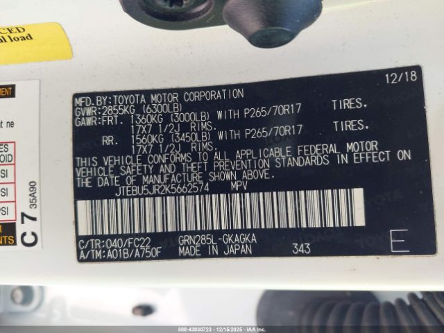 Toyota 4Runner Trd Off Road Image 16