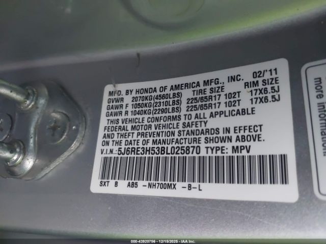 Honda CR-V Ex Image 9